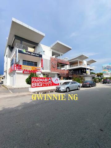 3storey Semi-D shoplot Jln Rozhan Tmn Impian Beside AEON Alma Rent 1