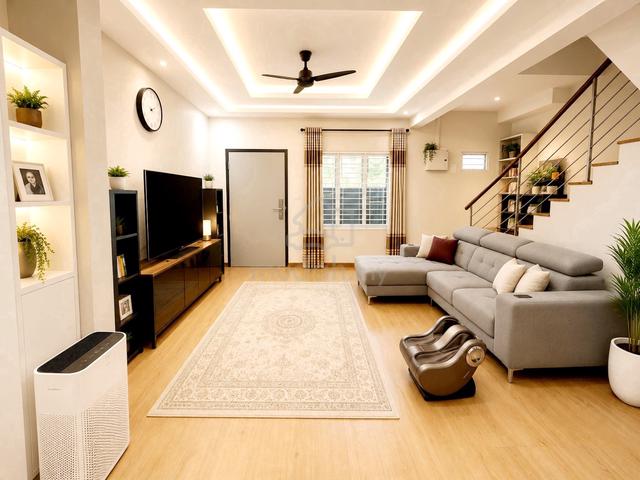 {0 DWNPYT}Renovated Facing Open LBS Irama Perdana@Bandar Puncak Alam 1