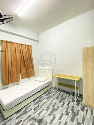 Bilik sewa lelaki single nonsharing mutiara magna kepong 5 Minit MRT 1