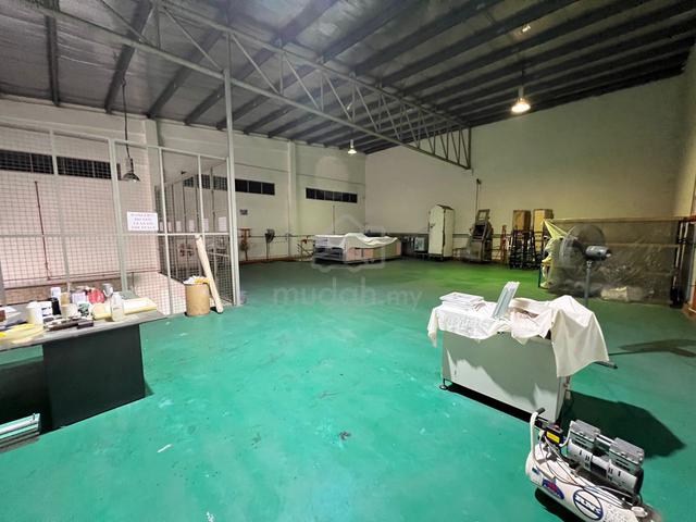 Desa Cemerlang Semi D Factory with Mezzanine Platform 1