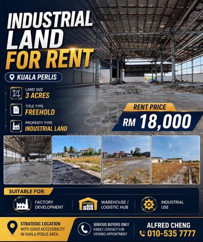 Industrial land For Rent Kuala Perlis 1