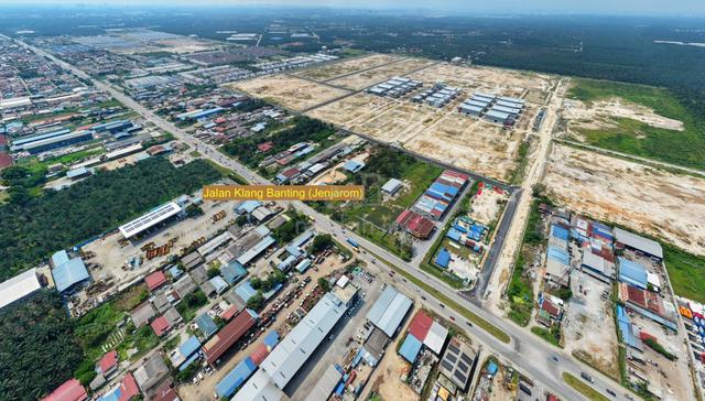 1ac Jenjarom GreenRE freehold full infra industrial land WCE PortKlang 1
