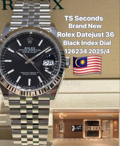 Rolex 126234 Datejust 36mm Black Index Dial 2025/4 - Watches Rolex 126234 Datejust 36mm Black Index Dial 2025/4 - Watches
