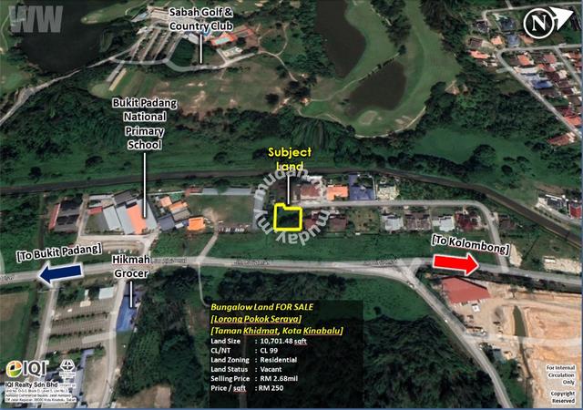 Bungalow Lot | VIP Lot | Taman Khidmat | Bukit Padang 1