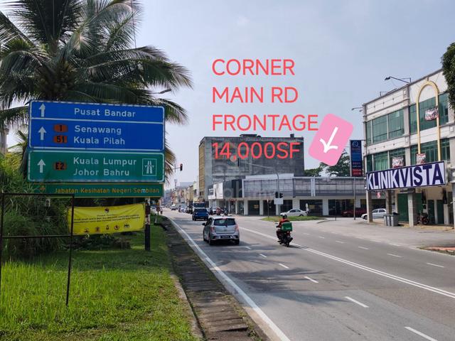 Prime Strategic CORNER Showroom @Seremban Town-MAIN ROAD 1
