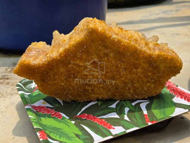 Golden Yellow Calcite cluster crystal from USA - photo 4 of 4
