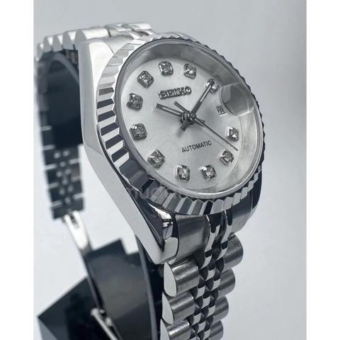 Custom S. Mod 26mm Silver Diamond White Datejust - photo 3 of 6