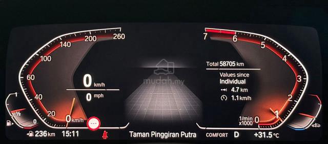 2022 BMW 218i M SPORT 1.5 FACELIFT DIGITAL METER - 4