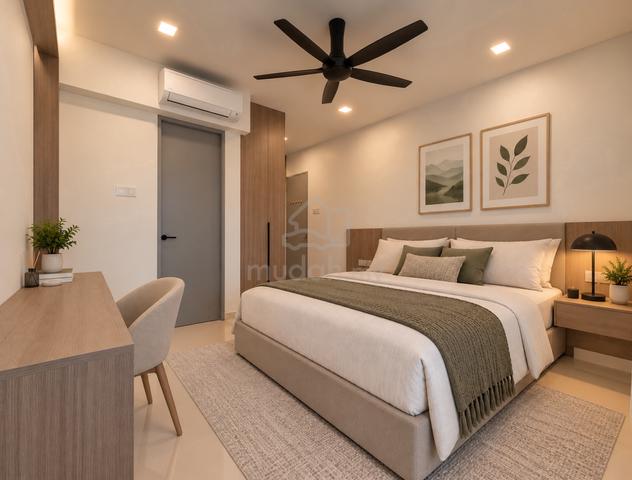 Bilik Sewa Premium – Master Bedroom Lelaki Muslim Bujang @ Bayan Lepas 1