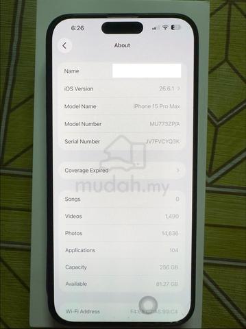 iPhone 15 Promax 256GB - photo 4 of 4