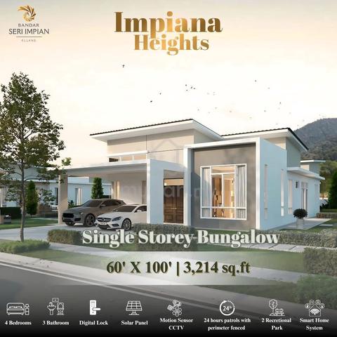 Bungalow 60' x 100' , FULL LOAN, KLUANG 1