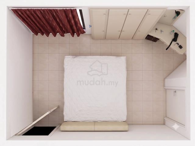 Master Room SINGLE ROOM NO DEPOSIT! Ladies-Only near LRT PWTC 1