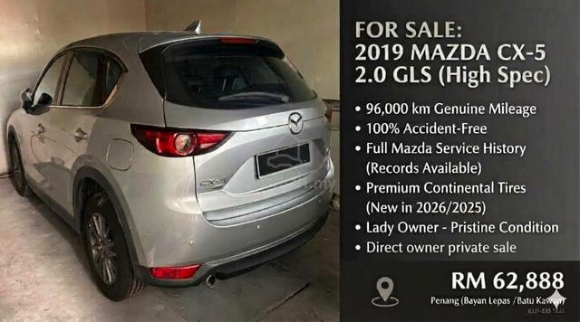 2019 Mazda CX-5 2.0 G GLS 2WD (CKD) FACELIFT (A) - 1
