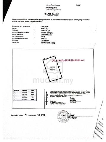 Lot banglo luas untuk dijual murah-murah 1