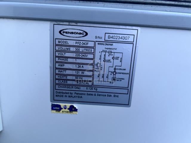 Freezer Pensonic 300Liter 300L - photo 6 of 6