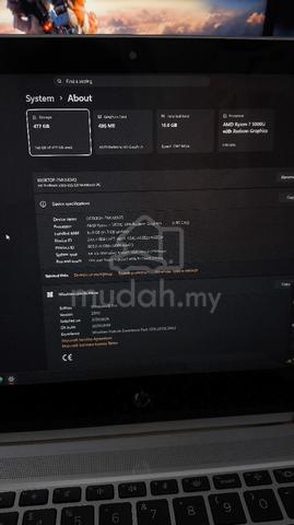 Nak letgo HP ProBook x360 Ryzen 7 16gb ram - photo 5 of 5