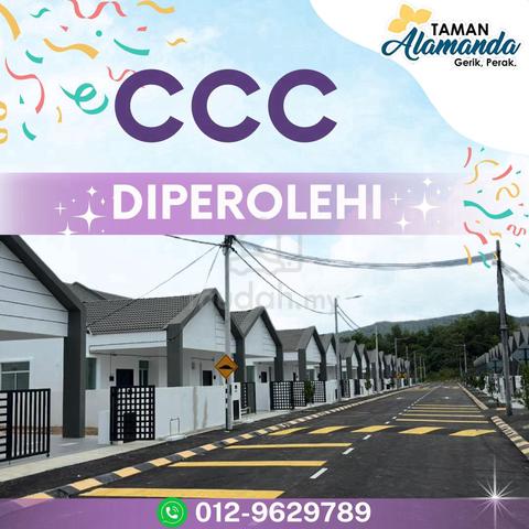 CCC OBTAINED!!! TAMAN ALAMANDA Gerik ✨ 1