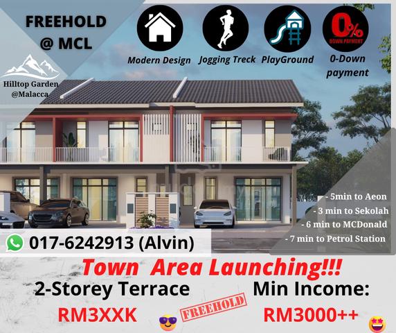 New FREEHOLD Double Storey Terrace & Bungalow Pandan Jaya Bachang Town 1