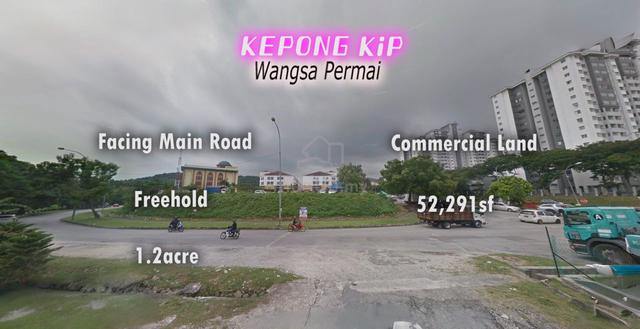Kepong Industrial Park KIP Wangsa Permai Freehold Commercial 1.2acre 1