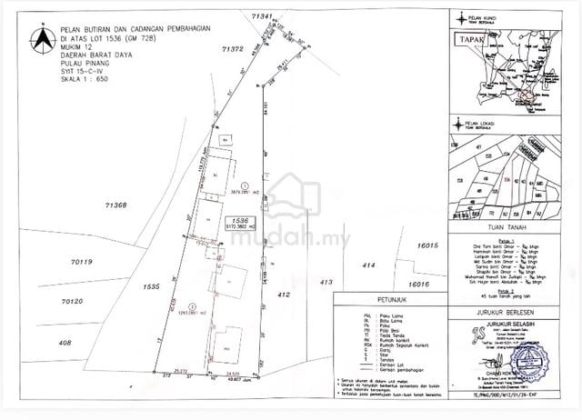 1.27 Acre Freehold First Grade Land, Batu Maung 1