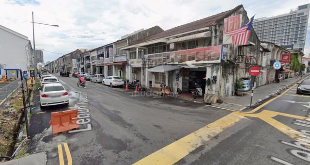 Lebuh Noordin Shophouse 1600sqft Concrete Flooring Georgetown 1
