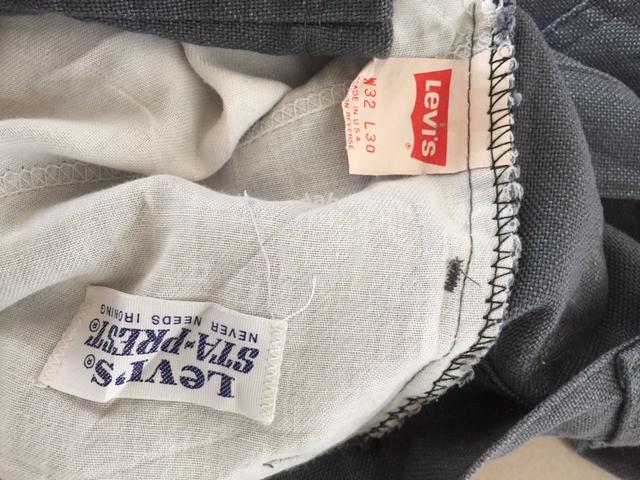 Vintage levis Sta-prest jeans 1970 wrangler nike - Clothes for sale in  Labis, Johor