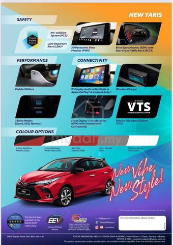 2026 Toyota YARIS 1.5 G (A) - Promo ll500 - 2
