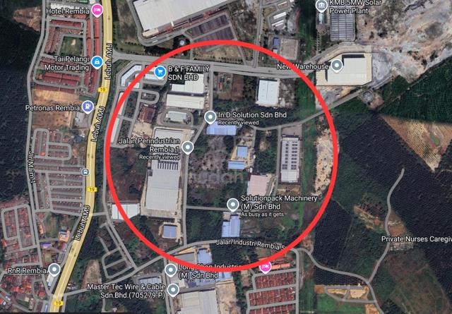 FREEHOLD (2.58 Acres) Perindustrian REMBIA Industri Zarina Alor Gajah 1