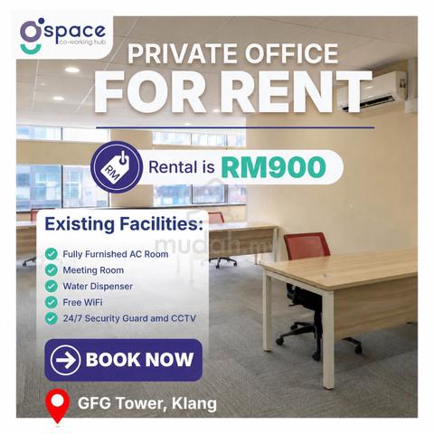 Private Office Space in Klang | Walking Distance to Banks 1