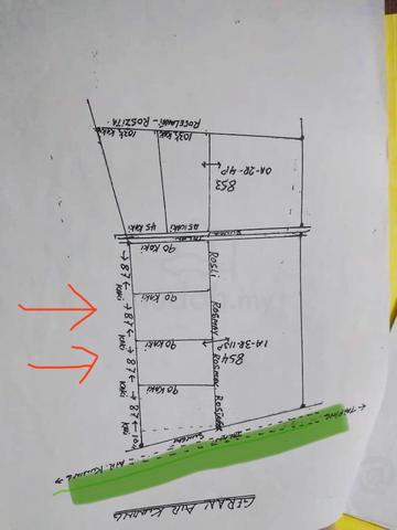 Tanah Kebun Dan Tapak Rumah Tepi Jalan Air Kuning Taiping Perak 2