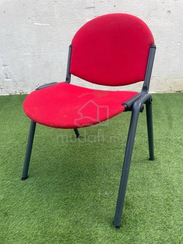 YF16F Kerusi Tamu Metal Frame Visitor Chair Fabric - photo 2 of 6