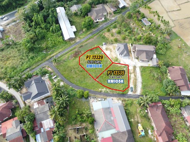 2 Lot Tanah - 2KM dari Bandar Pasir Puteh @ Kok Jering, Pasir Puteh 1