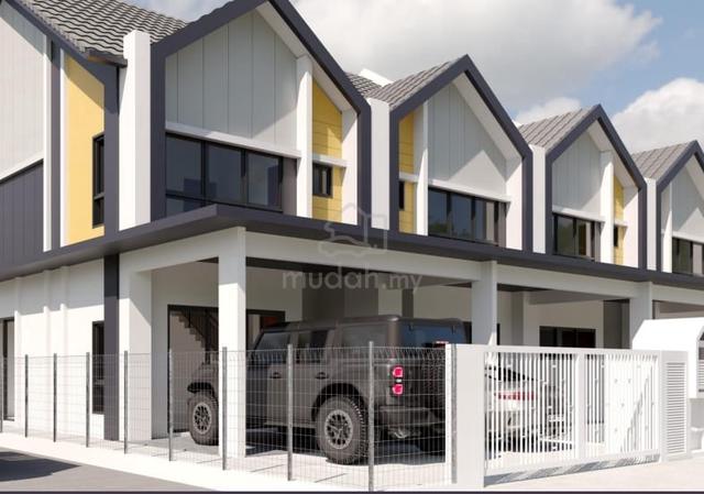 Near Sri Andalas, Double Storey Superlink 20x75, freehold, Gated Guard 1