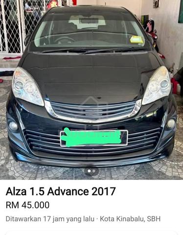2017 Perodua ALZA 1.5 ZV ADVANCED FACELIFT (A) - 2