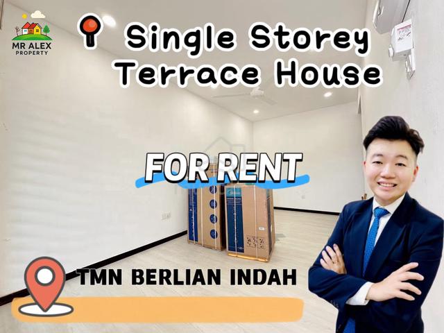 【FOR RENT】Single Storey Terrace House📍Tmn Berlian Indah Near Hot Area 1