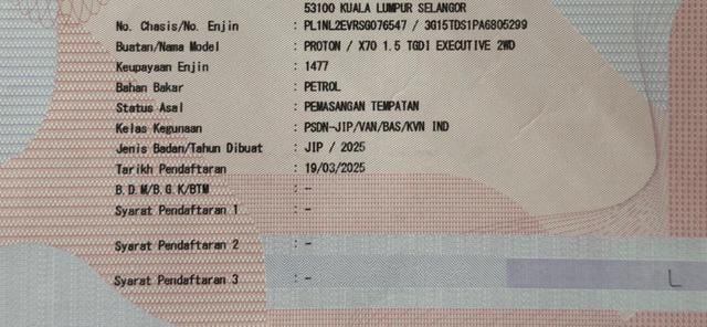 2025 Proton X70 1.5 EXECUTIVE MY22 MC FACELIFT (A) - 5