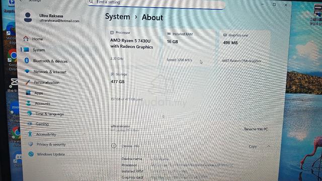 DEAL! HP Ryzen 5 16GB 512GB LIKE NEW - photo 3 of 4