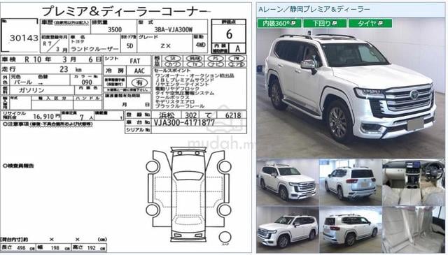 2025 Toyota LANDCRUISER 3.5 ZX LC300 New Car Fspec - 2