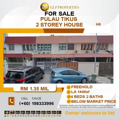 Terrace Double Storey House @ Pulau Tikus 1