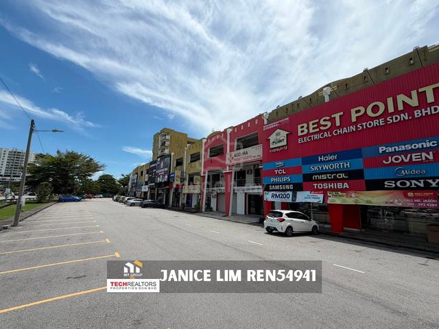 Bagan Ajam Taman Terbilang Double Storey Shoplot Facing Road For Rent 1
