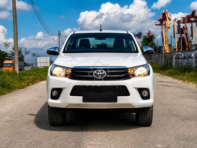 2018 Toyota HILUX 2.4 G FACELIFT (M) | Full Loan - 2