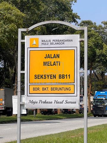 Single Storey Factory @Jalan Melati Bukit Beruntung Rawang For Sale 1