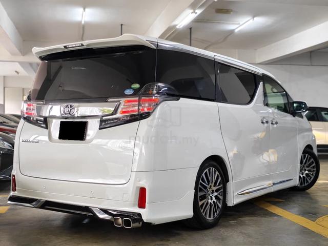2015 Toyota VELLFIRE 2.5 ZG ANDROID PLAYER 3Y WRRT - 2
