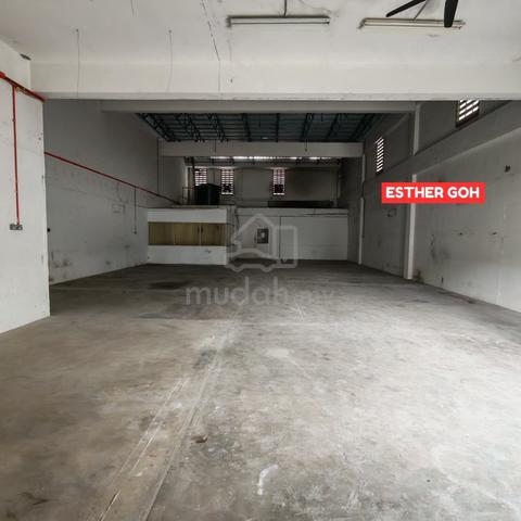 Corner 1.5storey light industry for rent,Butterworth sungai puyu 1