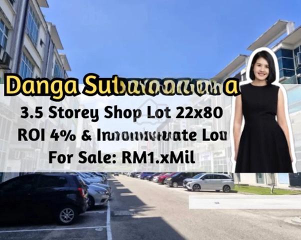 Shop lot for Sale, 1760 sq.ft, Skudai, Johor 112368905 | Mudah.my