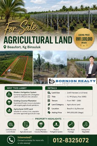 Agricultural Land @ Beaufort 1
