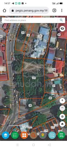 Berapit & Tanah Liat Juction Road Side Commercial title land 1