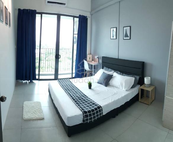 Fully Furnish | Female Balcony Room for Rent | Meritus Residence Perai 1