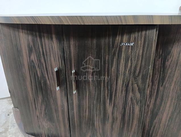CLEAIR dark wood corner TV cabinet  - photo 4 of 6
