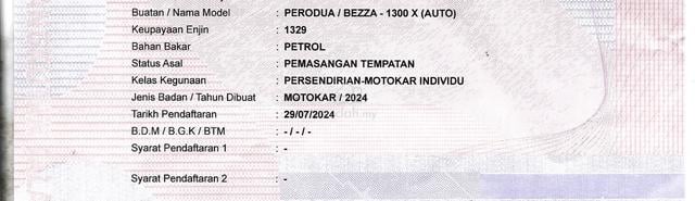 Perodua BEZZA 1.3 X (A) 1THN WARANTY LOAN KEDAI - 2